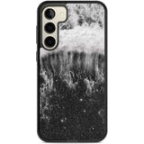 Ocean Wave Galaxy Print Phone Case Samsung S22 Plus / Black Impact Case,Samsung S23 Plus / Black Impact Case Blanc Space