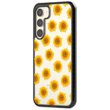 Sunflowers Transparent Pattern