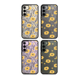 Yellow Blossoms Transparent Floral