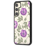 Purple Blossoms Transparent Floral