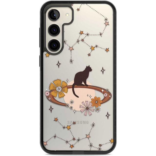 Feline Phenomenon Phone Case Samsung S22 Plus / Black Impact Case,Samsung S23 Plus / Black Impact Case Blanc Space