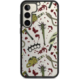 Movie Massacre Phone Case Samsung S22 Plus / Black Impact Case,Samsung S23 Plus / Black Impact Case Blanc Space