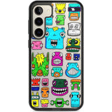 Burst Heads Colour Phone Case Samsung S22 Plus / Black Impact Case,Samsung S23 Plus / Black Impact Case Blanc Space