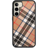 Haymarket Check Phone Case Samsung S22 Plus / Black Impact Case,Samsung S23 Plus / Black Impact Case Blanc Space