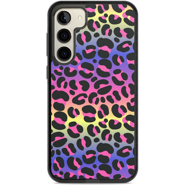 Rainbow Gradient Leopard Print