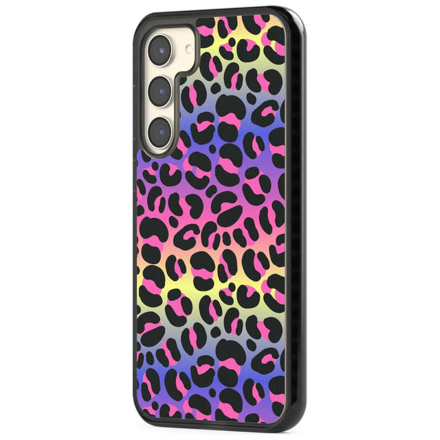 Rainbow Gradient Leopard Print