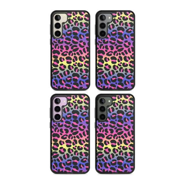 Rainbow Gradient Leopard Print