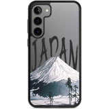 Mount Fuji Cutout Phone Case Samsung S22 Plus / Black Impact Case,Samsung S23 Plus / Black Impact Case Blanc Space