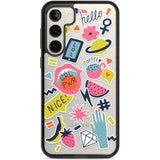 GRL PWR Phone Case Samsung S22 Plus / Black Impact Case,Samsung S23 Plus / Black Impact Case Blanc Space