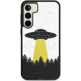 Alien Abduction Phone Case Samsung S22 Plus / Black Impact Case,Samsung S23 Plus / Black Impact Case Blanc Space