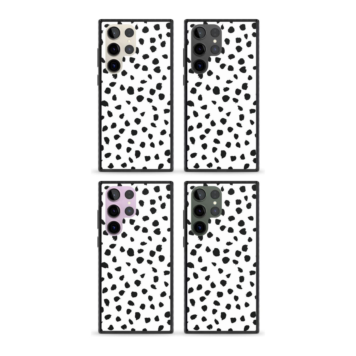 White Dalmatian Print