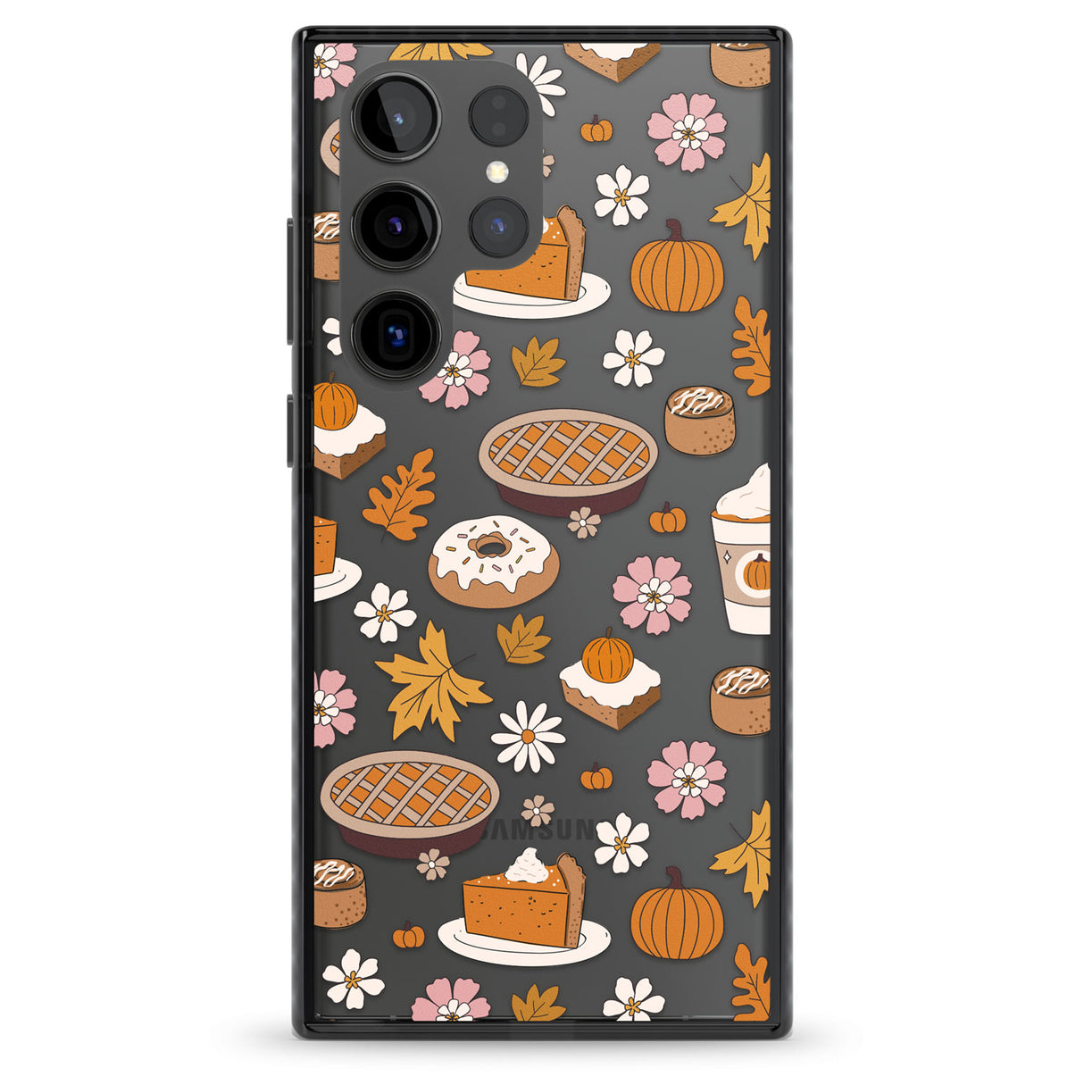 Pumpkin Pie & Autumn Treats Impact Phone Case for Samsung Galaxy S24 Ultra , Samsung Galaxy S23 Ultra, Samsung Galaxy S22 Ultra