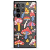 Vibrant Shrooms Impact Phone Case for Samsung Galaxy S24 Ultra , Samsung Galaxy S23 Ultra, Samsung Galaxy S22 Ultra