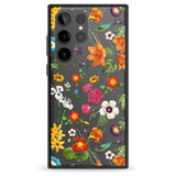 Whimsical Wildflowers Impact Phone Case for Samsung Galaxy S24 Ultra , Samsung Galaxy S23 Ultra, Samsung Galaxy S22 Ultra