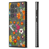 Whimsical Wildflowers Impact Phone Case for Samsung Galaxy S24 Ultra , Samsung Galaxy S23 Ultra, Samsung Galaxy S22 Ultra