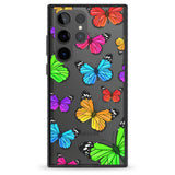 Vibrant Butterflies Impact Phone Case for Samsung Galaxy S24 Ultra , Samsung Galaxy S23 Ultra, Samsung Galaxy S22 Ultra