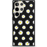 White Daisy Pattern (Black)