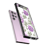 Purple Blossoms Transparent Floral