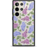 Purple Blossoms Transparent Floral