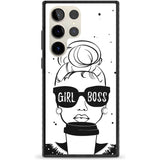 Girl Boss Phone Case Samsung S22 Ultra / Black Impact Case,Samsung S23 Ultra / Black Impact Case Blanc Space