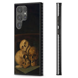 Still Life of Three Skulls Impact Phone Case for Samsung Galaxy S24 Ultra , Samsung Galaxy S23 Ultra, Samsung Galaxy S22 Ultra