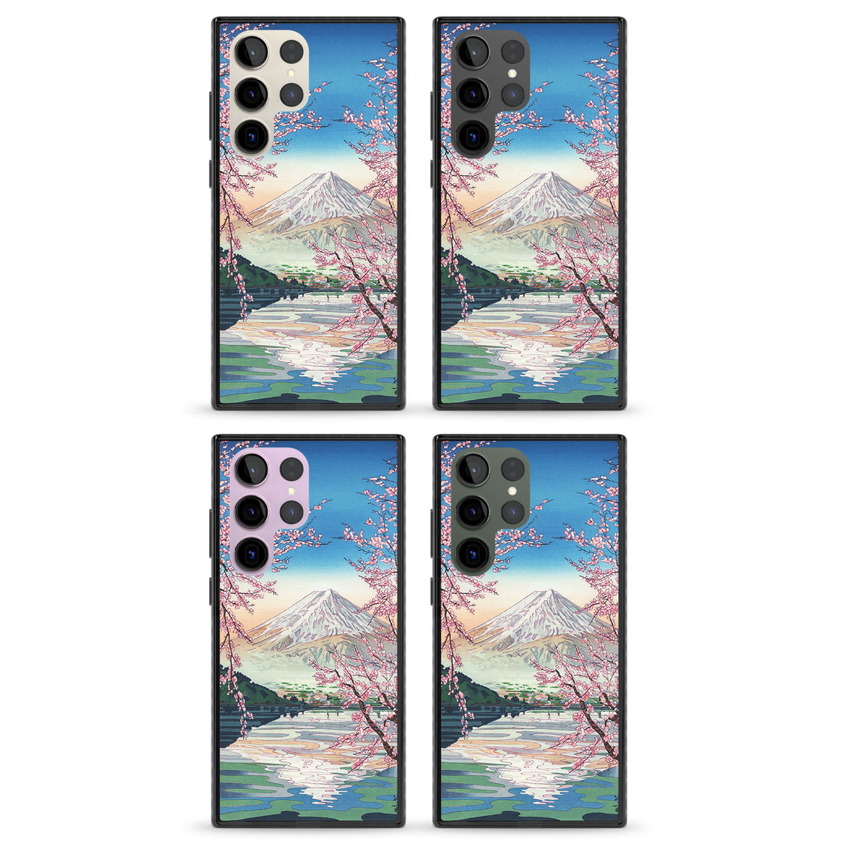 Mt. Fuji from Lake Kawaguchi Impact Phone Case for Samsung Galaxy S24 Ultra , Samsung Galaxy S23 Ultra, Samsung Galaxy S22 Ultra