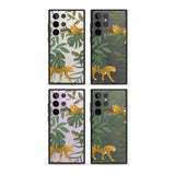 Two Jaguars & Foliage Jungle Cat Pattern