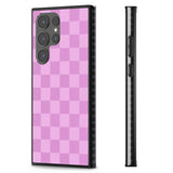 BUBBLEGUM CHECKERED Impact Phone Case for Samsung Galaxy S24 Ultra , Samsung Galaxy S23 Ultra, Samsung Galaxy S22 Ultra