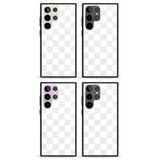 WHITE CHECKERED Impact Phone Case for Samsung Galaxy S24 Ultra , Samsung Galaxy S23 Ultra, Samsung Galaxy S22 Ultra