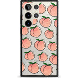 Life's a Peach Phone Case Samsung S23 Ultra / Black Impact Case,Samsung S22 Ultra / Black Impact Case Blanc Space