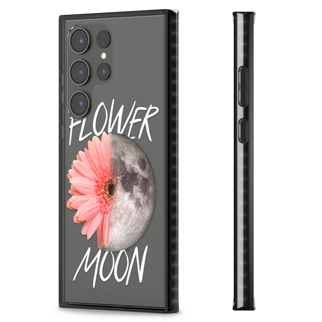 Flower Moon Impact Phone Case for Samsung Galaxy S24 Ultra , Samsung Galaxy S23 Ultra, Samsung Galaxy S22 Ultra