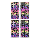 Rainbow Gradient Leopard Print