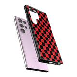 Red Black Checkered