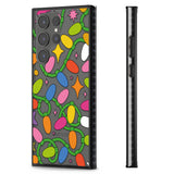 Festive Lights Pattern Impact Phone Case for Samsung Galaxy S24 Ultra , Samsung Galaxy S23 Ultra, Samsung Galaxy S22 Ultra