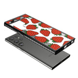 Strawberry Pattern Impact Phone Case for Samsung Galaxy S24 Ultra , Samsung Galaxy S23 Ultra, Samsung Galaxy S22 Ultra