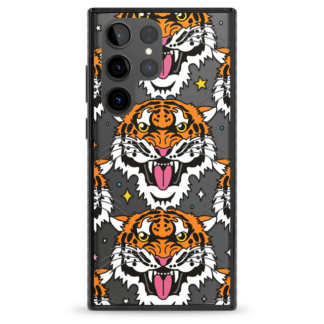 Fierce Jungle Tigers Impact Phone Case for Samsung Galaxy S24 Ultra , Samsung Galaxy S23 Ultra, Samsung Galaxy S22 Ultra