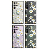 Vintage Painted Daisies Impact Phone Case for Samsung Galaxy S24 Ultra , Samsung Galaxy S23 Ultra, Samsung Galaxy S22 Ultra