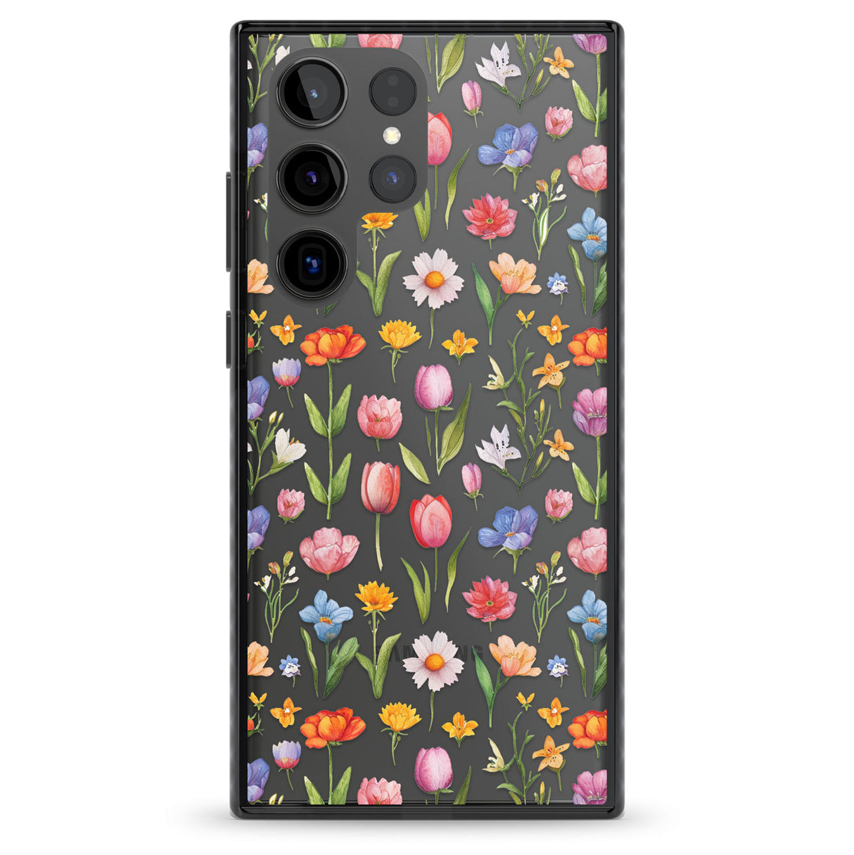 Small Flower Mix Impact Phone Case for Samsung Galaxy S24 Ultra , Samsung Galaxy S23 Ultra, Samsung Galaxy S22 Ultra