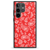 Red Bandana Impact Phone Case for Samsung Galaxy S24 Ultra , Samsung Galaxy S23 Ultra, Samsung Galaxy S22 Ultra