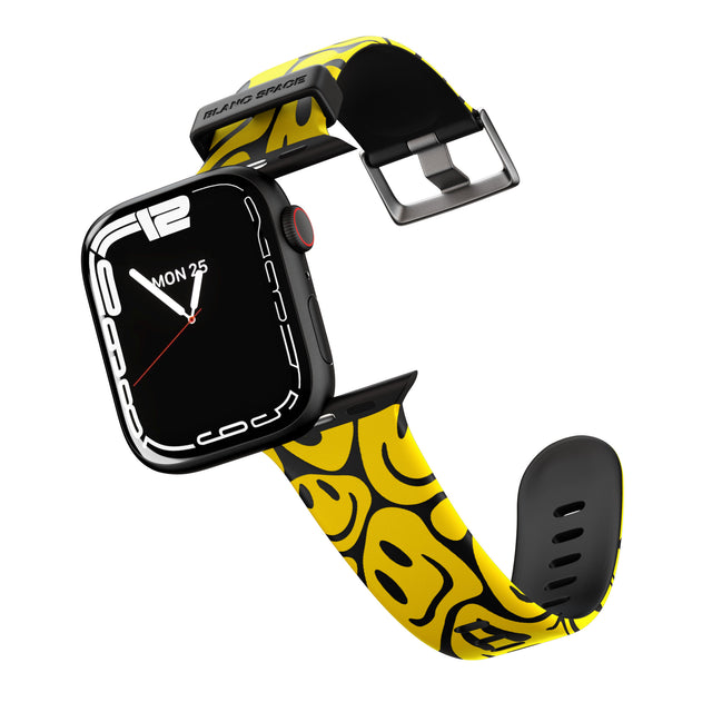 Yellow Acid Faces Apple Watch Strap - 38mm / 40mm / 41mm