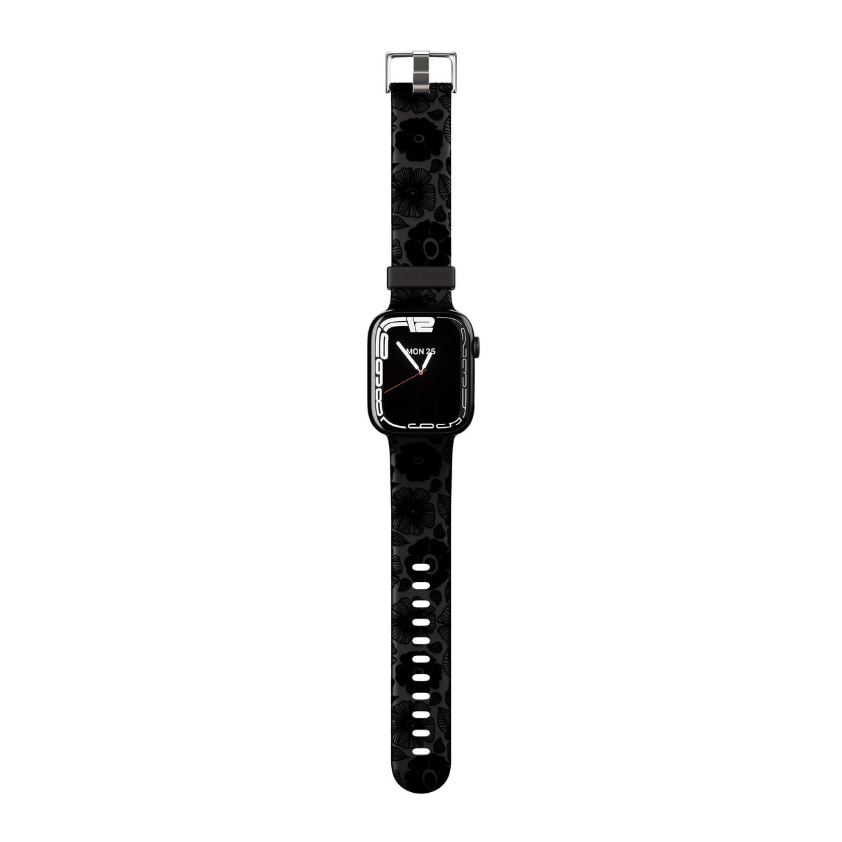 Black Flowers Apple Watch Strap - 38mm / 40mm / 41mm