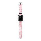 Red & Pink Cheetah Pattern Apple Watch Strap - 38mm / 40mm / 41mm