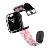 Red & Pink Cheetah Pattern Apple Watch Strap - 38mm / 40mm / 41mm