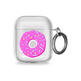 Pink Donut Pattern AirPods Case (2nd Generation)