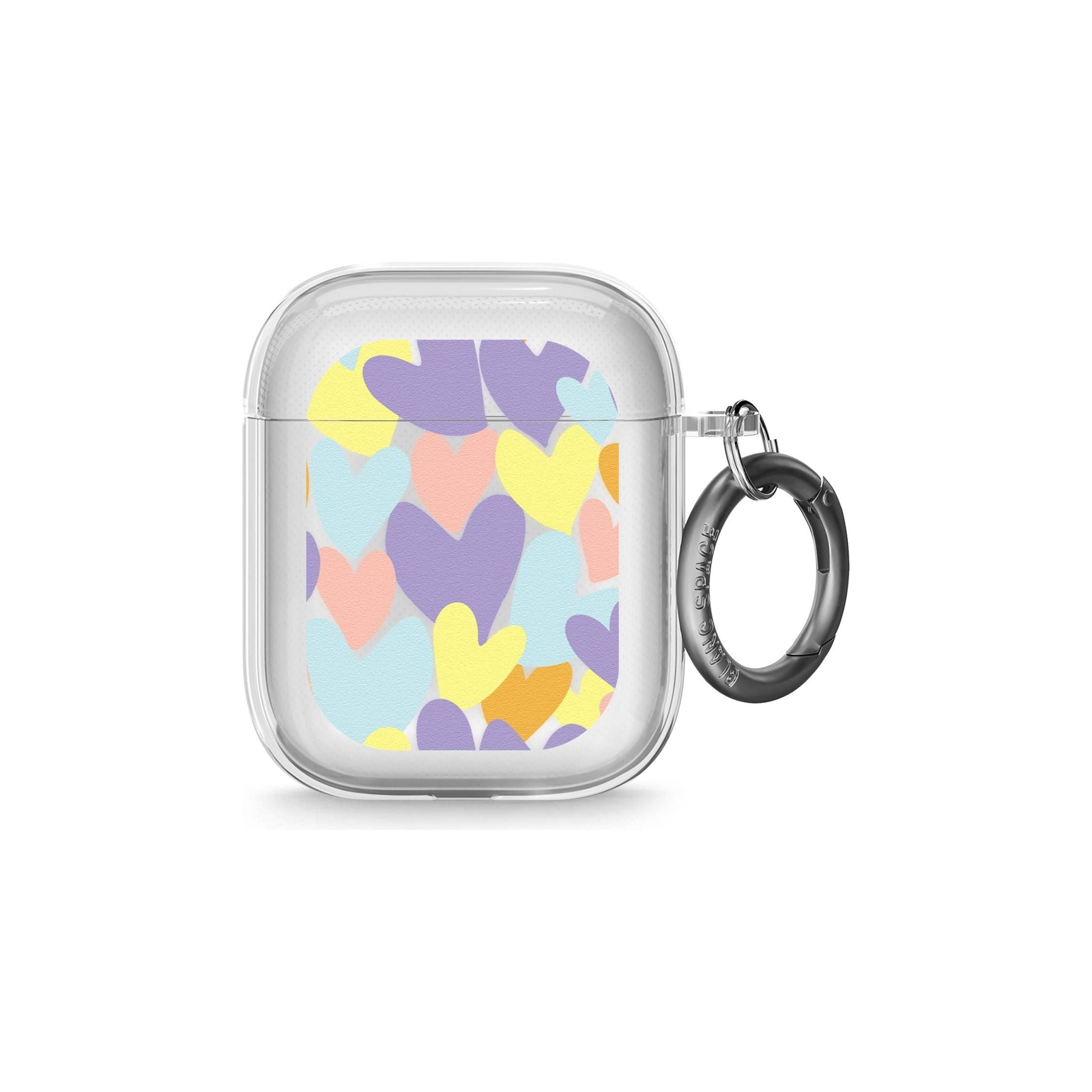 Pastel Hearts AirPods Case - Blanc Space