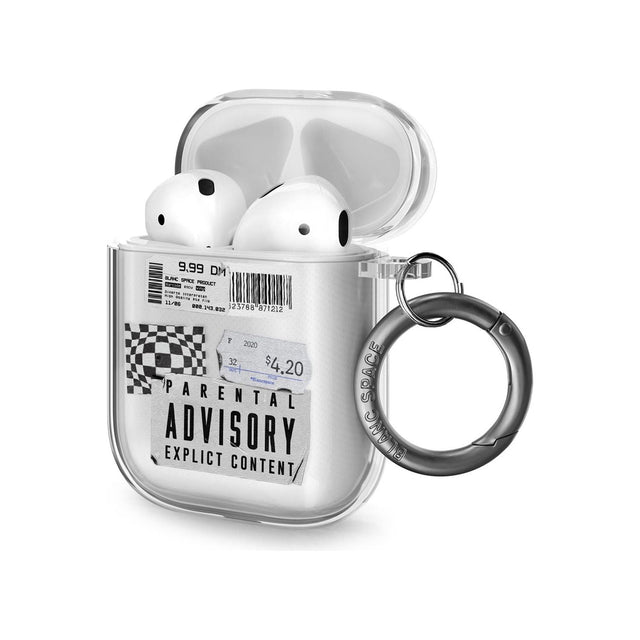 White Sticker Mix AirPods Case (2nd Generation)