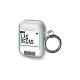 Las Vegas Boarding Pass Airpods Case (2nd Generation)