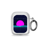 Miami Sunset Vaporwave Airpod Case (2nd Generation)