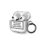 Contains Explicit Content Airpod Case (3rd Generation)