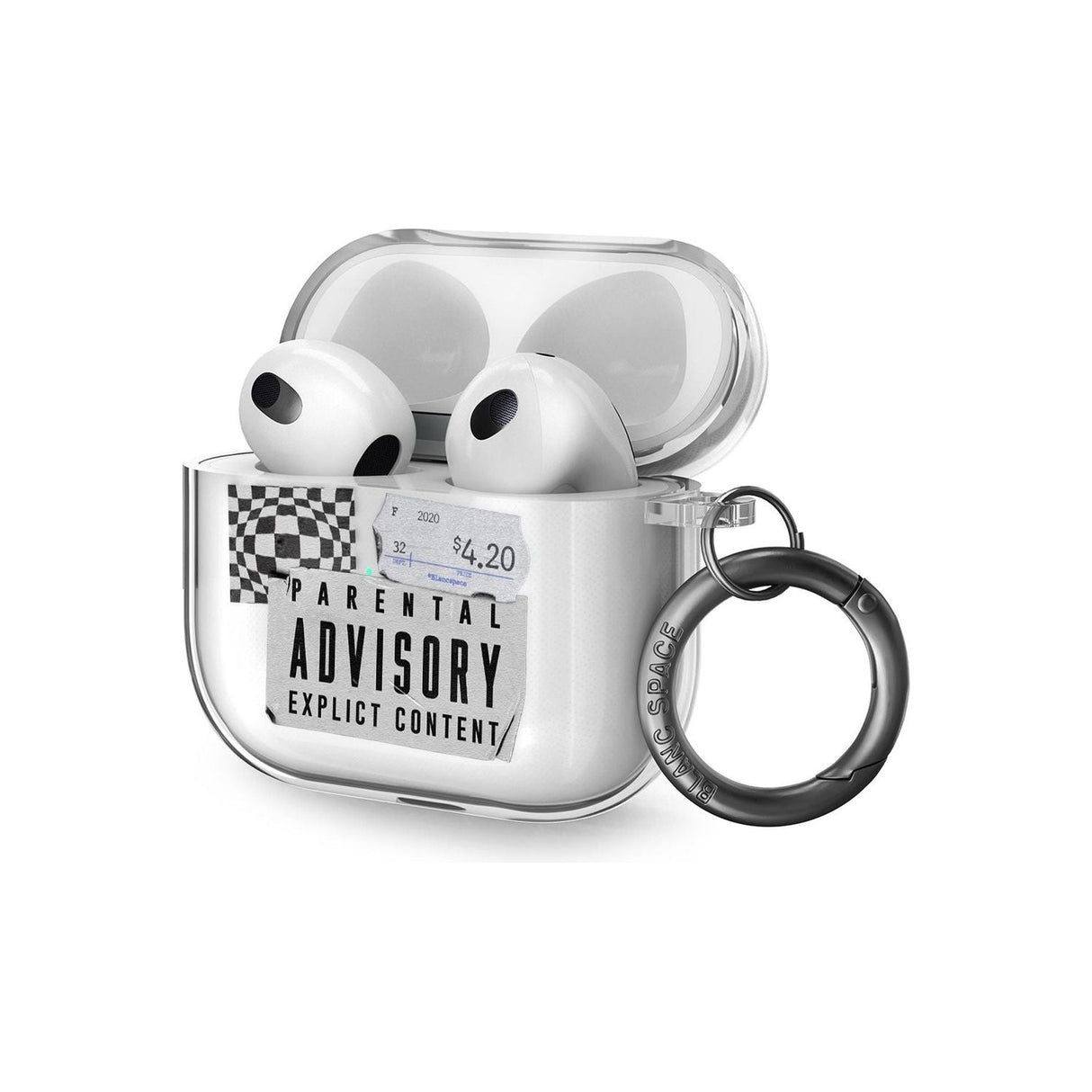 White Sticker Mix AirPods Case (3rd Generation)